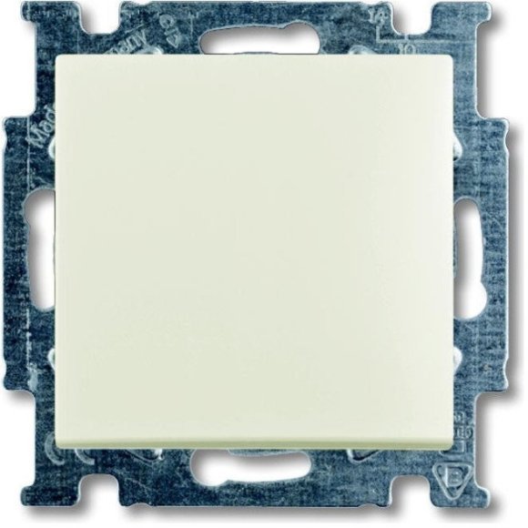 Выключатель 1-клавишный ABB BASIC55, скрытый монтаж, chalet-white, 2CKA001012A2184 в Волгограде