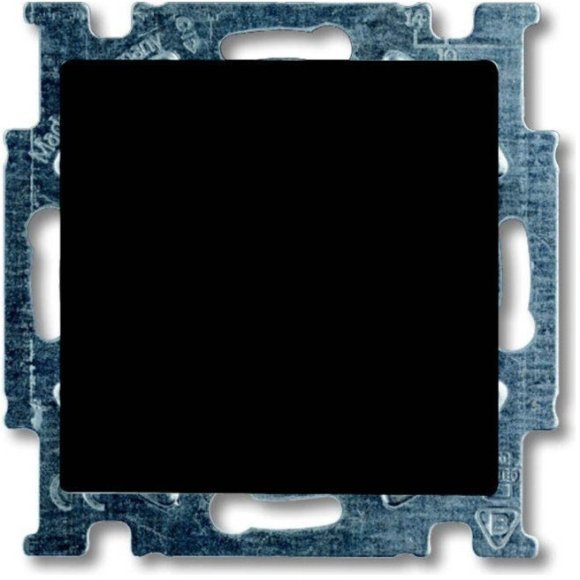 Выключатель 1-клавишный ABB BASIC55, скрытый монтаж, chateau-black, 2CKA001012A2174 в Волгограде