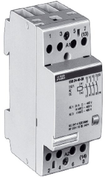 Модульный контактор ABB ESB24 4НО 24А 220В AC/DC, GHE3291102R0006 в Волгограде