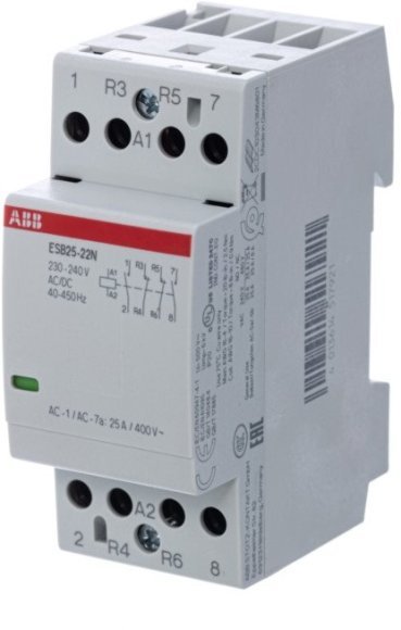 Модульный контактор ABB ESB25 2НО+2НЗ 25А 230В AC/DC, 1SAE231111R0622 в Волгограде