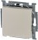 Выключатель 1-клавишный ABB BASIC55, скрытый монтаж, слоновая кость, 2CKA001012A2146 в Волгограде