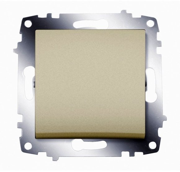 Выключатель 1-клавишный ABB COSMO, скрытый монтаж, титан, 619-011400-200 в Волгограде