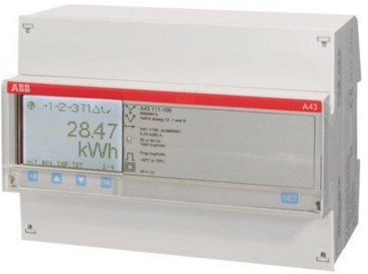 Счетчик электроэнергии однотарифный ABB A43 трехфазный 5(80)А, кл.т. 1, 2CMA100106R1000 в Волгограде