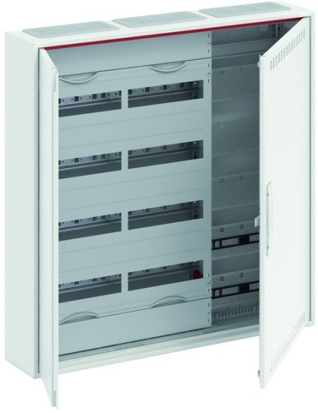 Шкаф 120М навесной с медиапанелями IP30, 800x800x160 между DIN-рейками 125 мм и самозажимными клеммами N/PE и дверью с вент. отверстиями ComfortLine CA35VML, 2CPX052216R9999 в Волгограде
