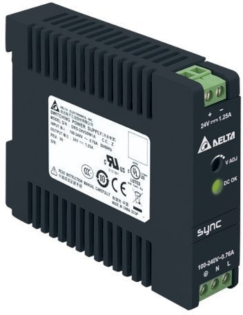 DRS-5V50W1AZ Uвх ном = 1х220В AC или 120-375В DC, Uвых = 5В, I нагрузки макс = 6,00 А, 30Вт, в пластиковом корпусе, без выхода DC OK в Волгограде