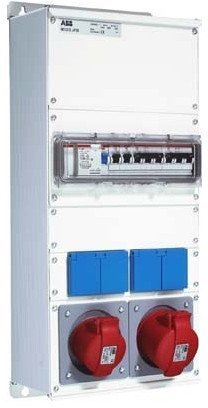 Бокс M32/2JFB CTFL с розеткамии фланцами в сборе, металл, IP44, 2CMA100022R1000 в Волгограде