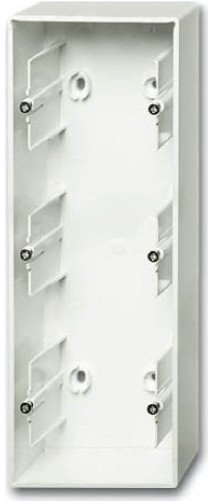 Future Коробка для открытого монтажа, 3 поста, белый бархат, 2CKA001799A0955 в Волгограде