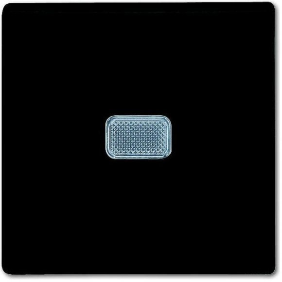 Выключатель 1-клавишный ABB BASIC55 с подсветкой, скрытый монтаж, chateau-black, 2CKA001012A2175 в Волгограде