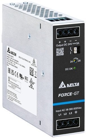 DRF-24V240W3GBA Блок питания, вход 3ф x 320-575 VAC, выход 24 VDC 10 A 240 W, реле DC OK, старт от -40°C, метал. корпус в Волгограде