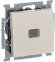 Выключатель 1-клавишный ABB BASIC55 с подсветкой, скрытый монтаж, слоновая кость, 2CKA001012A2156 в Волгограде